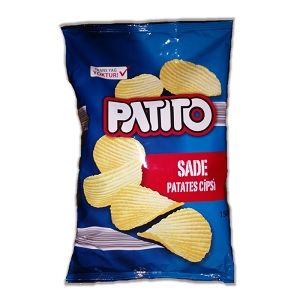 Patito Sade Patates Cipsi Tırtıklı