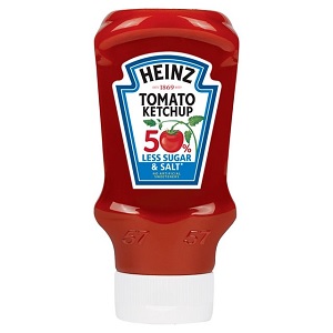 Heinz %50 Daha Az Şekerli ve %50 Daha Az Tuzlu Ketçap