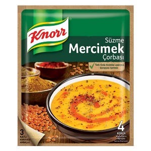 Knorr Süzme Mercimek Çorbası