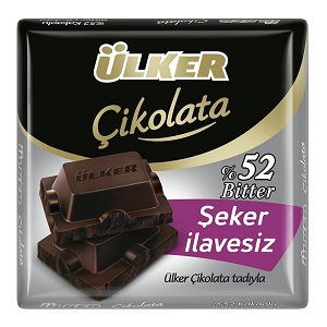 Ülker Şeker İlavesiz Bitter Çikolata
