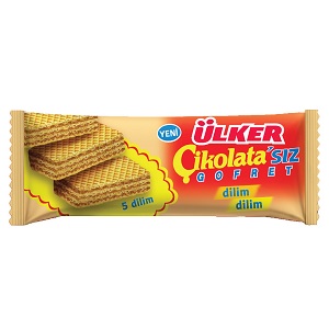 Ülker Çikolatasız Gofret Dilim Dilim