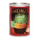 Heinz Mercimek Çorbası İçindekiler, Kalori, Besin Öğeleri