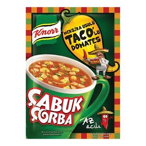 Knorr Çabuk Çorba Meksika Usulü Taco'lu Domates