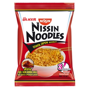Nissin Noodles Acılı Tavuk Aromalı