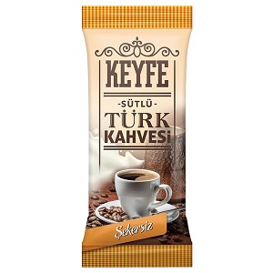 Keyfe Hazır Türk Kahvesi Sütlü ve Şekersiz
